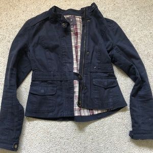 Forever 21 Blue Utility Jacket